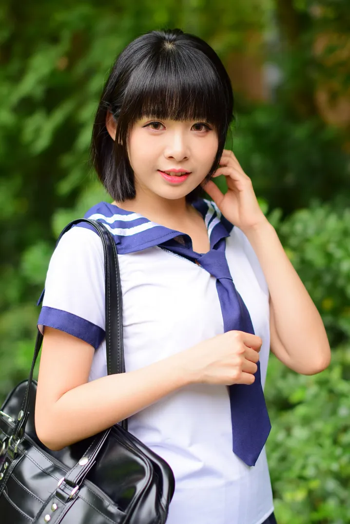 [Mzsock] NO.171 Hailin student uniform street photography#[73P]-4