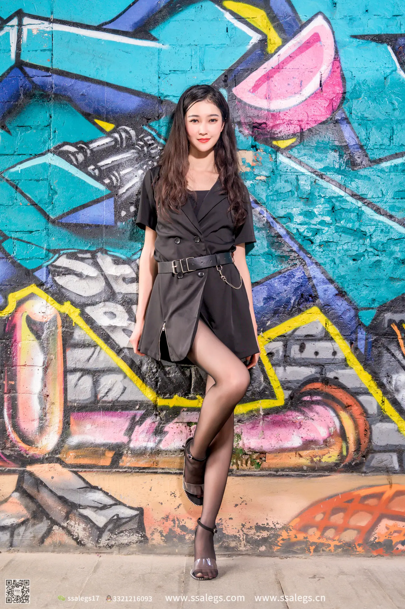 [Mzsock] NO.468 Manman Street Photography Black Silk (Part 2) Silk club#[127P]-4